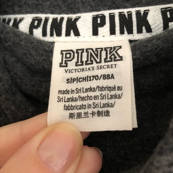 SOLD. PINK VS | Rare NWOT fleece cowl sweatshirt - Picture 4 of 5